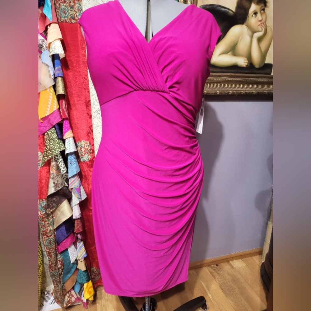 Ralph lauren Berry color womens dress. Size 16